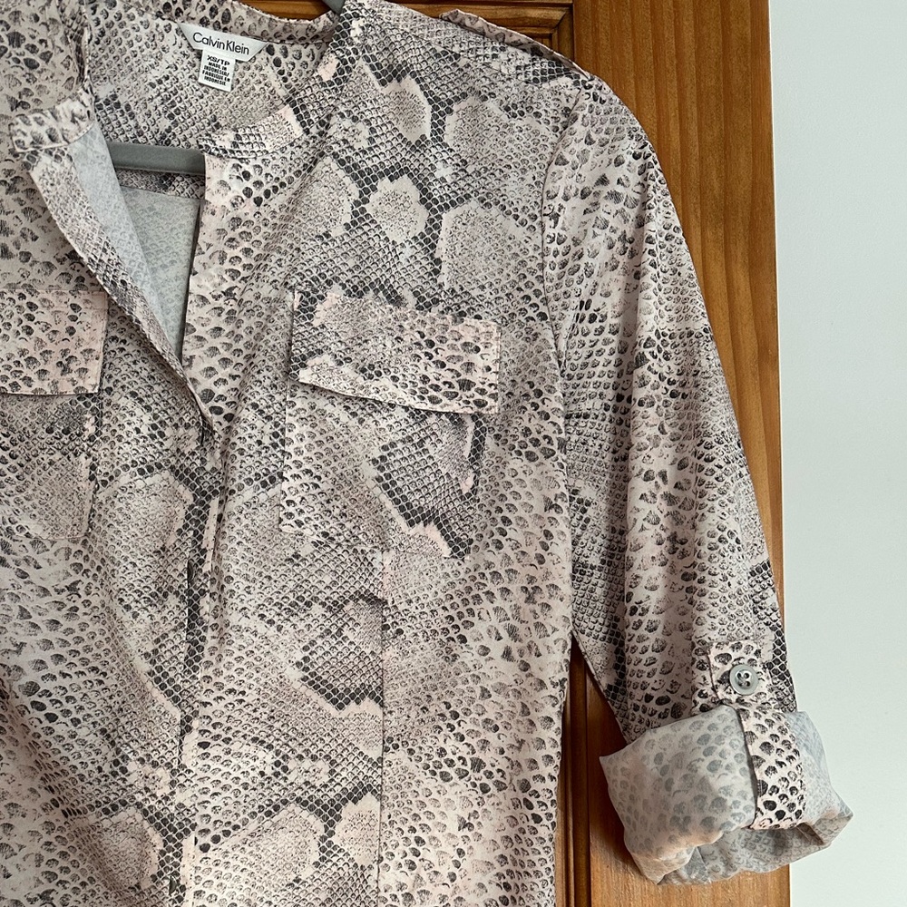 Snakeskin Pattern Blouse - image 2